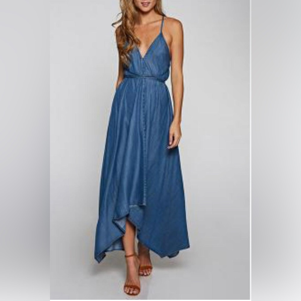 Lovestitch denim halter dress Sz M/L